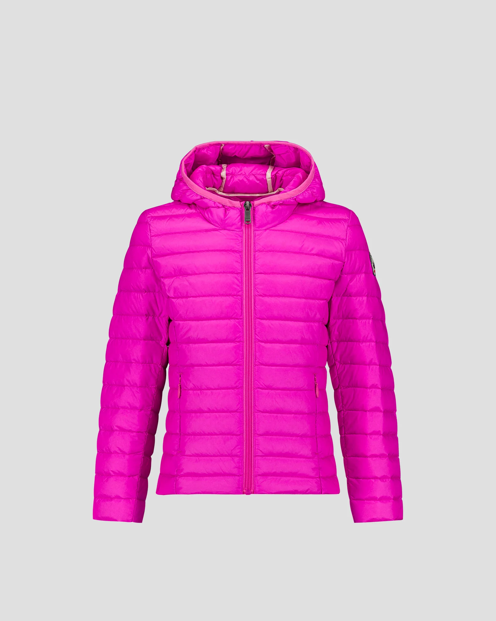 Doudoune légère à capuche enfant Rose électrique Carla