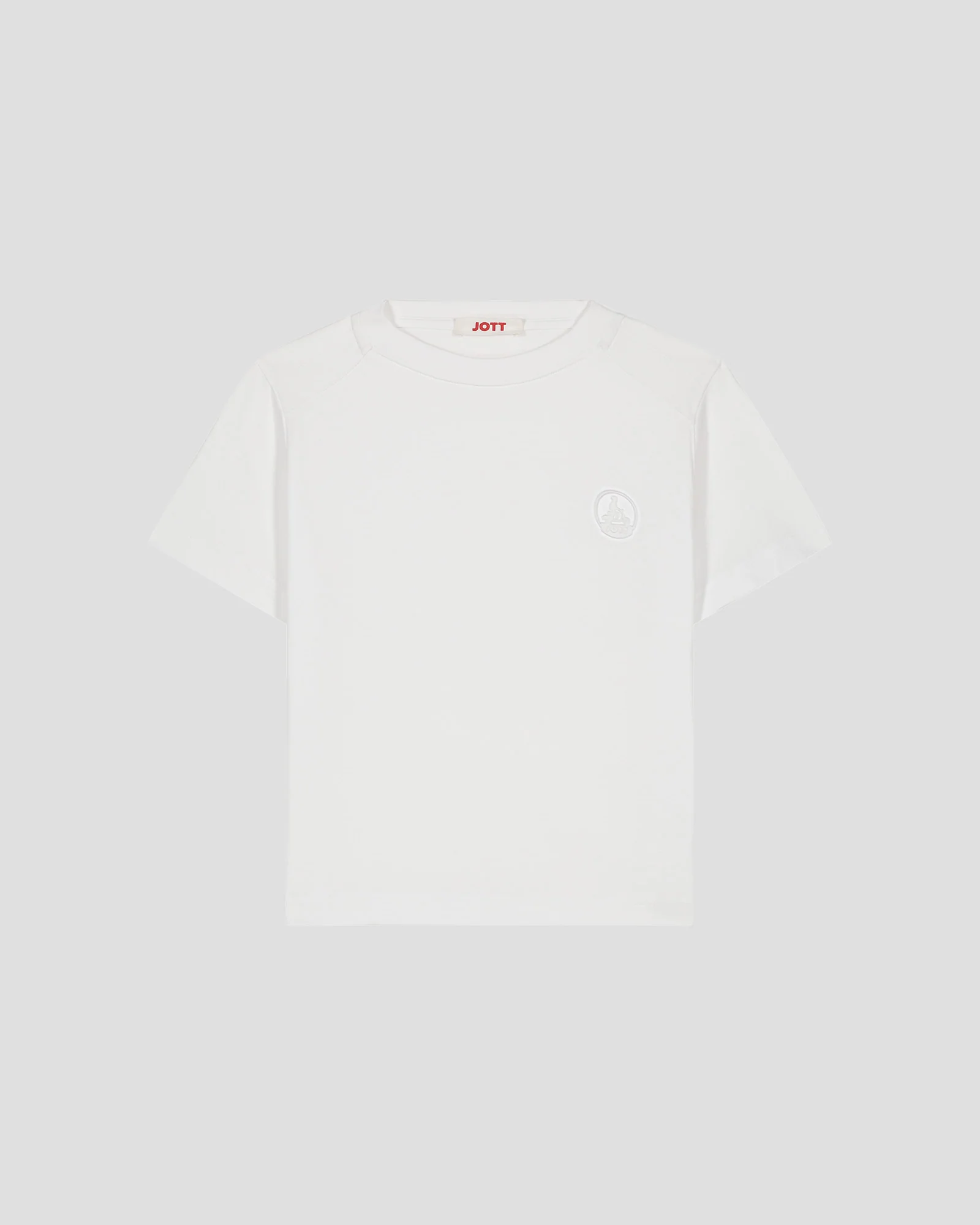 T-shirt col rond enfant en coton Blanc Prado