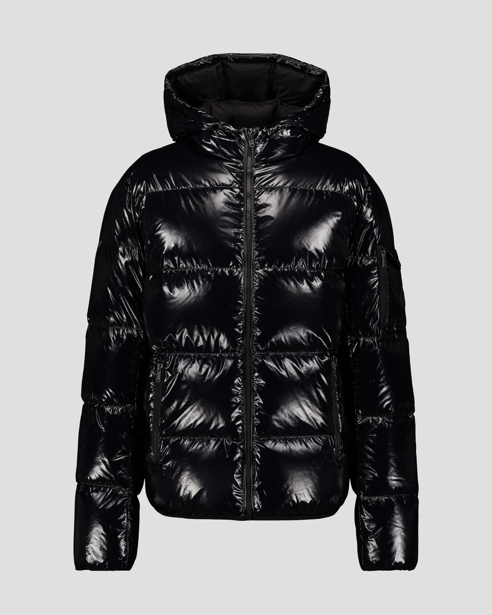 Doudoune à capuche Grand Froid Noir Java laquée