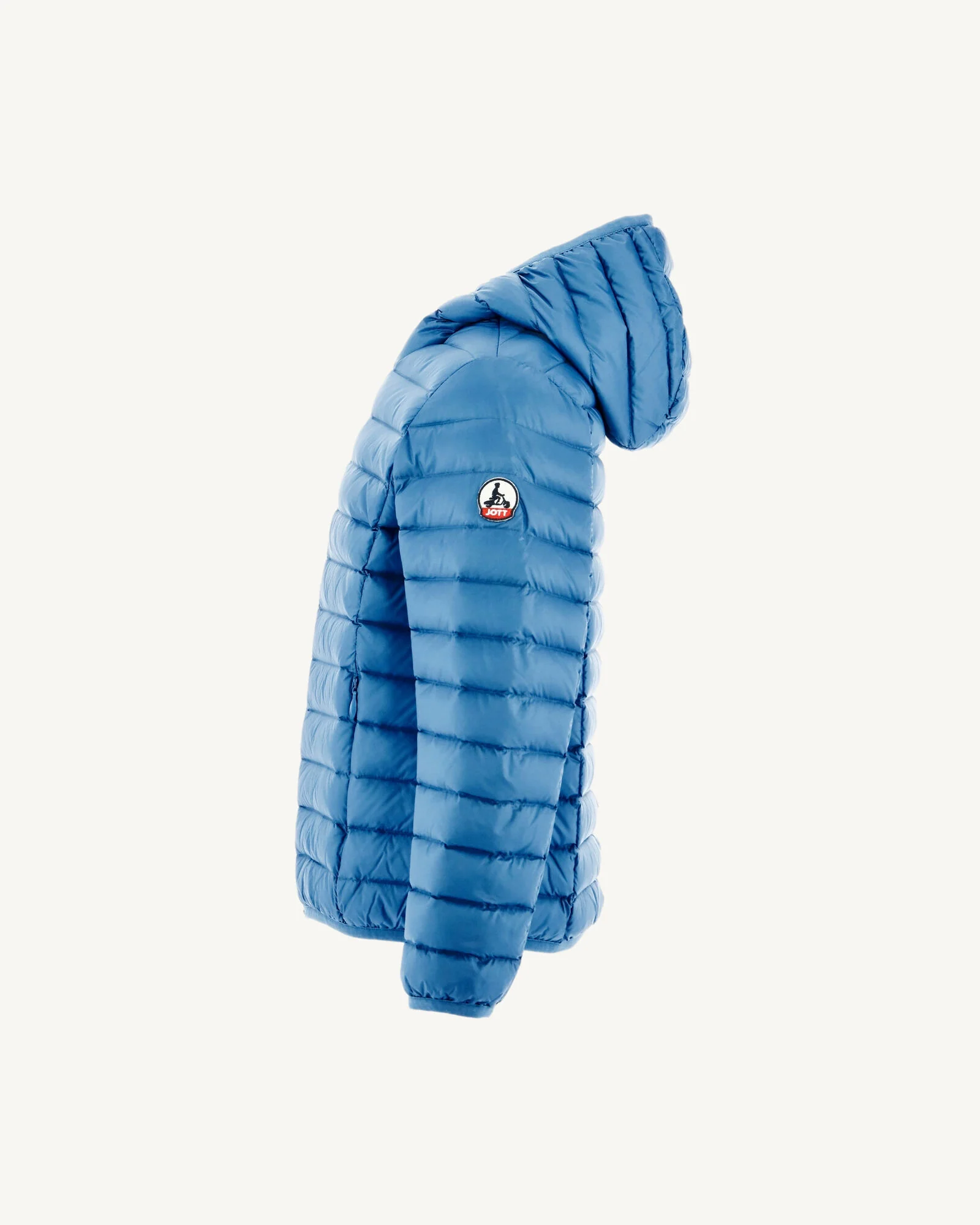 Doudoune légère à capuche enfant Bleu denim Hugo