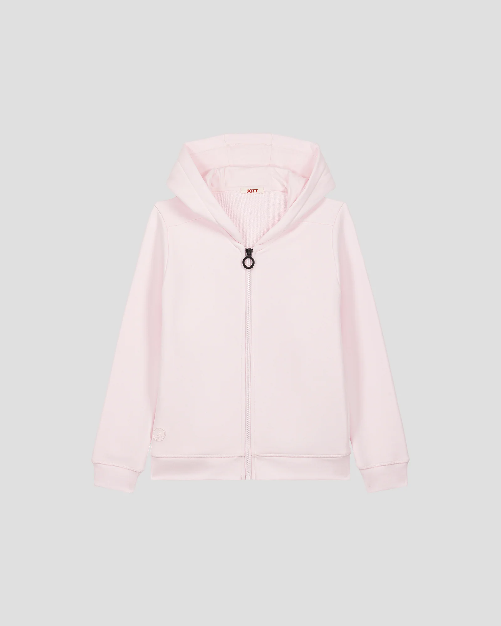 Veste enfant zippée à capuche Rose pétale Arie